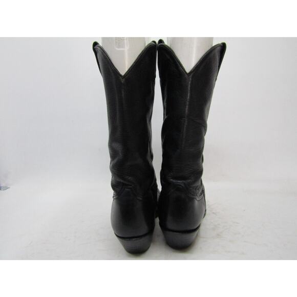 TONY LAMA Mens Size 9 EE Black Leather Cowboy Western Boots main image 3